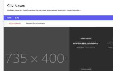 Silk News (screenshot desktop)