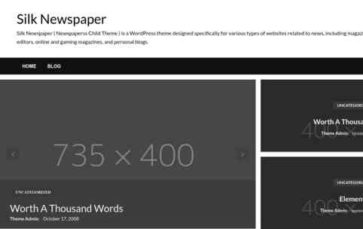 Silk Newspaper (screenshot desktop)