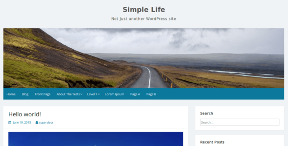 Simple Life (WordPress)