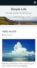 Screenshot Mobile Simple Life (screenshot mobile)