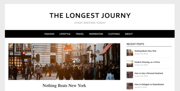 Simple ResponsiveBlogily (WordPress)