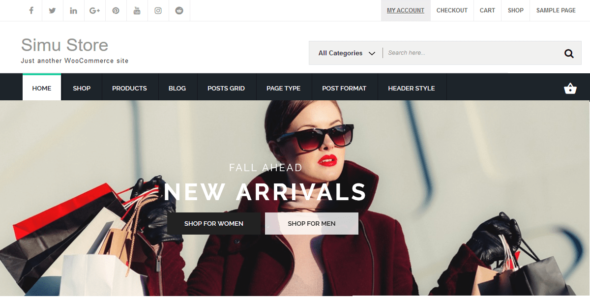 Simu Store (WordPress)