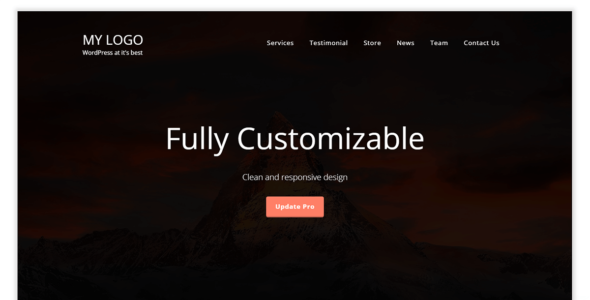 Single Page Boxed (WordPress)