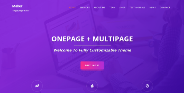 Single Page Maker (WordPress)