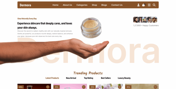 Skincare Shop (WordPress)