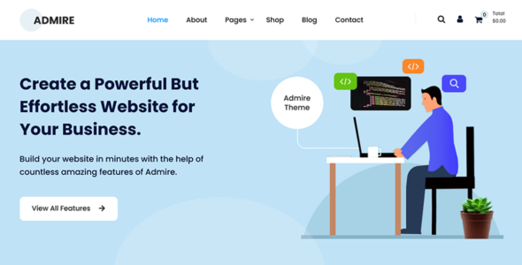 SKT Admire (WordPress)