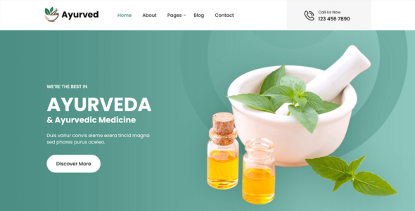 SKT Ayurveda (WordPress)