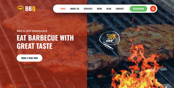 SKT Barbecue (WordPress)