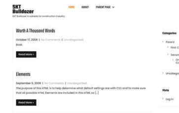 SKT Bulldozer (screenshot desktop)