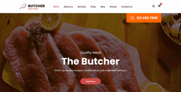 SKT Butcher Lite (WordPress)