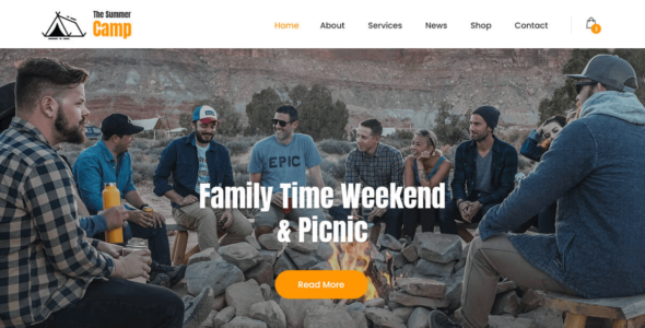 SKT Camping (WordPress)