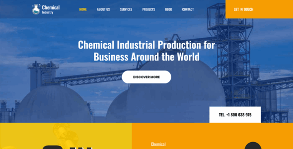 SKT Chemical (WordPress)