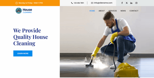 SKT Cleaning Company (WordPress)