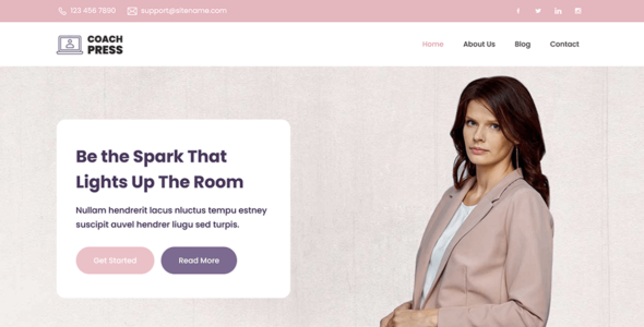 SKT Coach (WordPress)