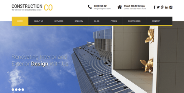 SKT Construction Lite (WordPress)