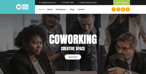 SKT Coworking (WordPress)