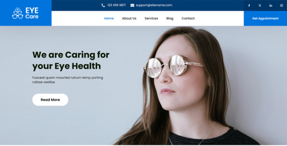 SKT Eye Care (WordPress)