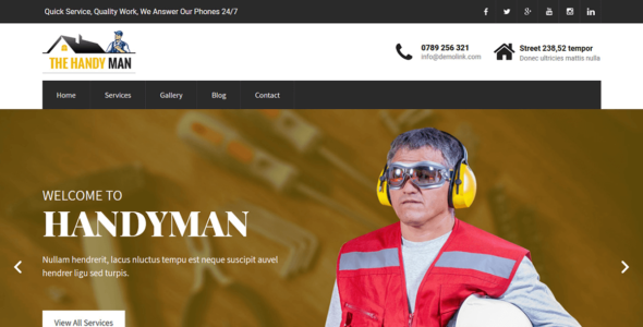 SKT Handyman (WordPress)