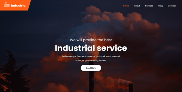 SKT Industrial (WordPress)