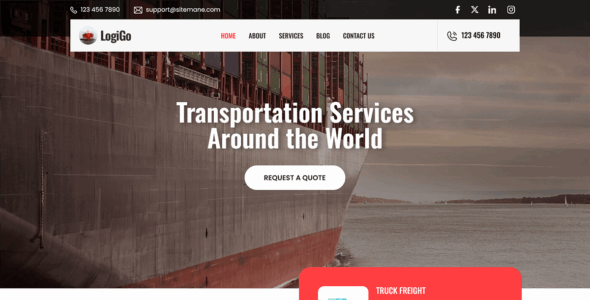 SKT Logistics (WordPress)