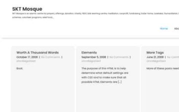 SKT Mosque (screenshot desktop)