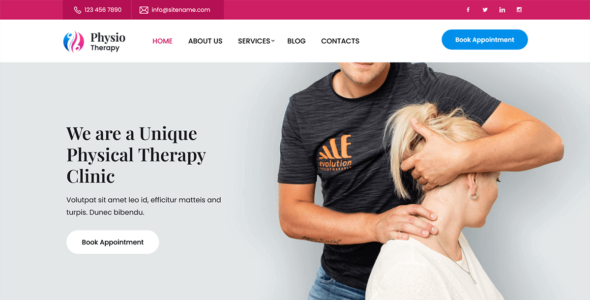 SKT Physiotherapy (WordPress)