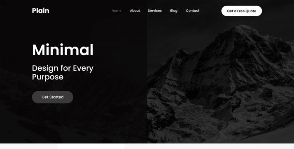SKT Plain (WordPress)
