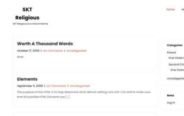 SKT Religious (screenshot desktop)