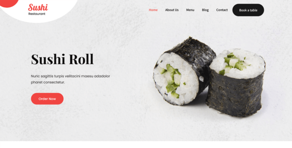 SKT Sushi (WordPress)