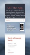 SKT The App (screenshot mobile)