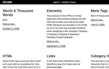 Skunk (screenshot desktop)