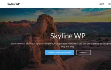 Skyline WP (screenshot desktop)