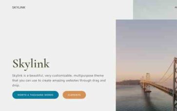 Skylink (ExtendThemes) - (screenshot desktop)