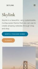 Skylink (ExtendThemes) - (screenshot mobile)