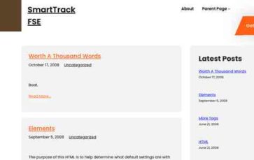 SmartTrack FSE (screenshot desktop)