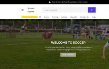 Soccer Sports (screenshot desktop)