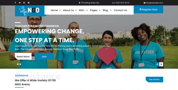 Social Care Charity (WordPress)