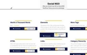 Social NGO (screenshot desktop)