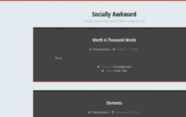 Socially Awkward (screenshot desktop)