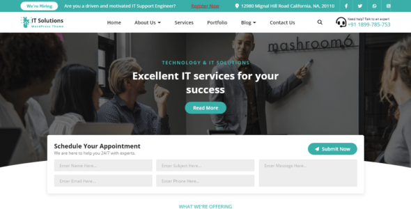 Software IT Company (WordPress)