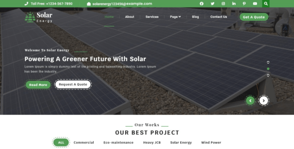 Solar Generator (WordPress)