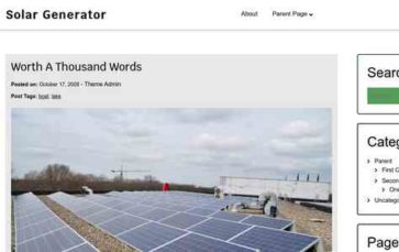 Screenshot Desktop Solar Generator (screenshot desktop)