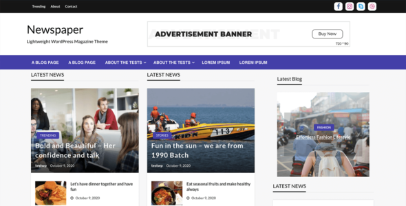 Sole Newspapers (WordPress)