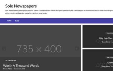 Sole Newspapers (screenshot desktop)