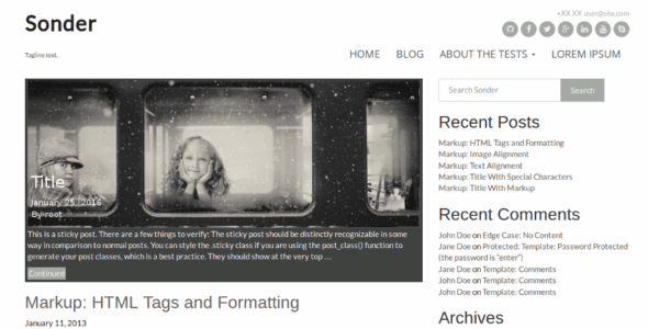 Sonder (WordPress)