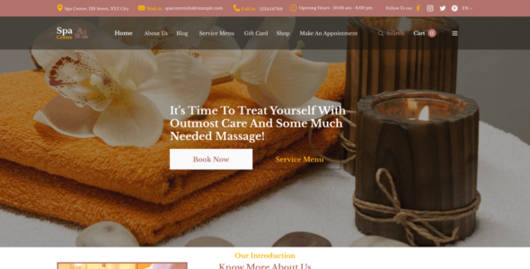 Spa Centric (WordPress)