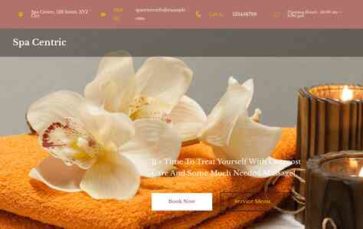 Spa Centric (screenshot desktop)