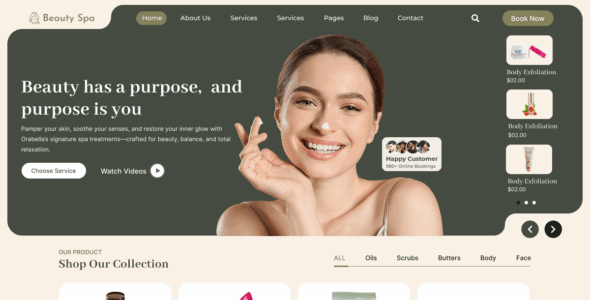 Spa Parlor (WordPress)