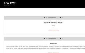 SPA TWP (screenshot desktop)