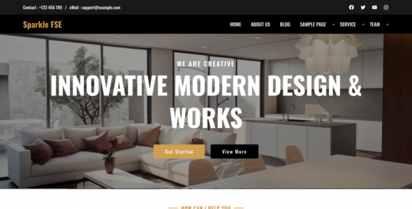 Sparkle FSE (WordPress)